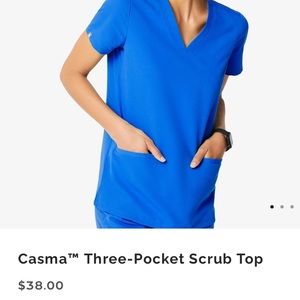 Figs Casma 3 pocket scrub top size small